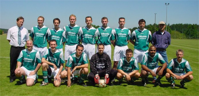 Fußball: Herren-2 Mannschaftsfoto, 2002-03