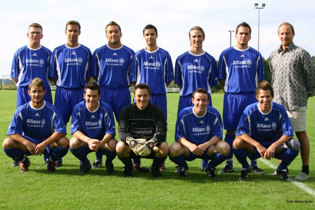 Fußball: Herren-1 Mannschaftsfoto, 2005-06