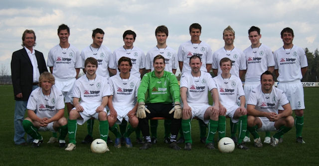 Fußball: Herren-1 Mannschaftsfoto, 2007-08