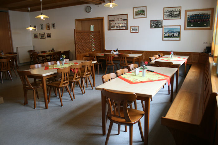 Die neue Einrichtung der Sportgaststätte