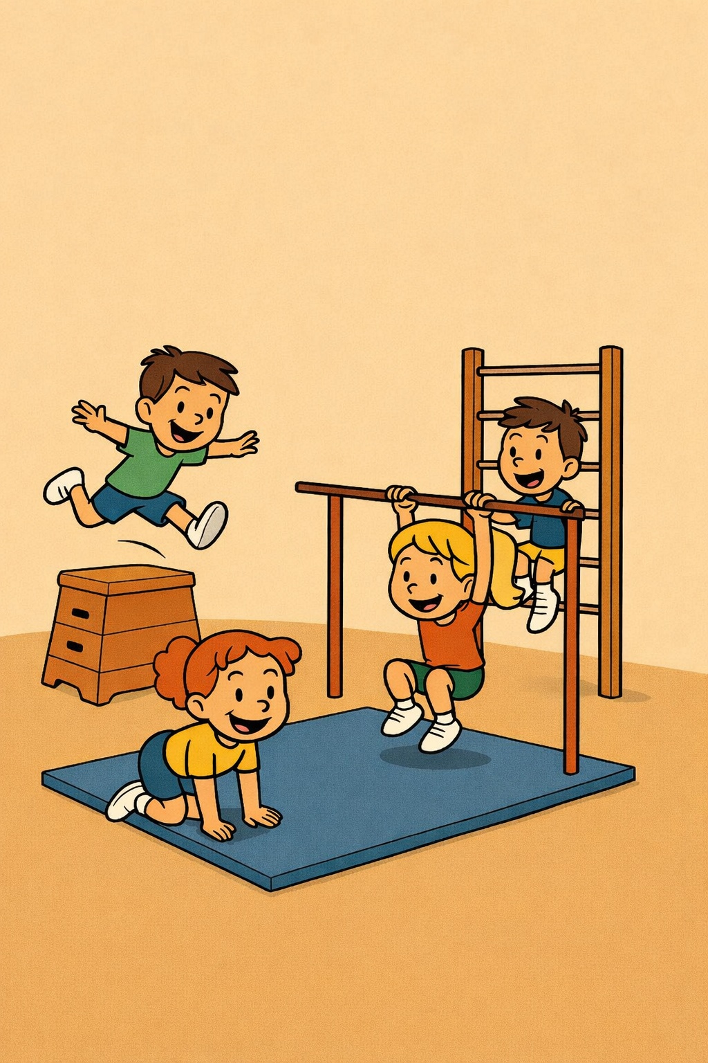 kinderturnen komprimiert